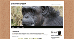 Desktop Screenshot of chimpancepedia.com